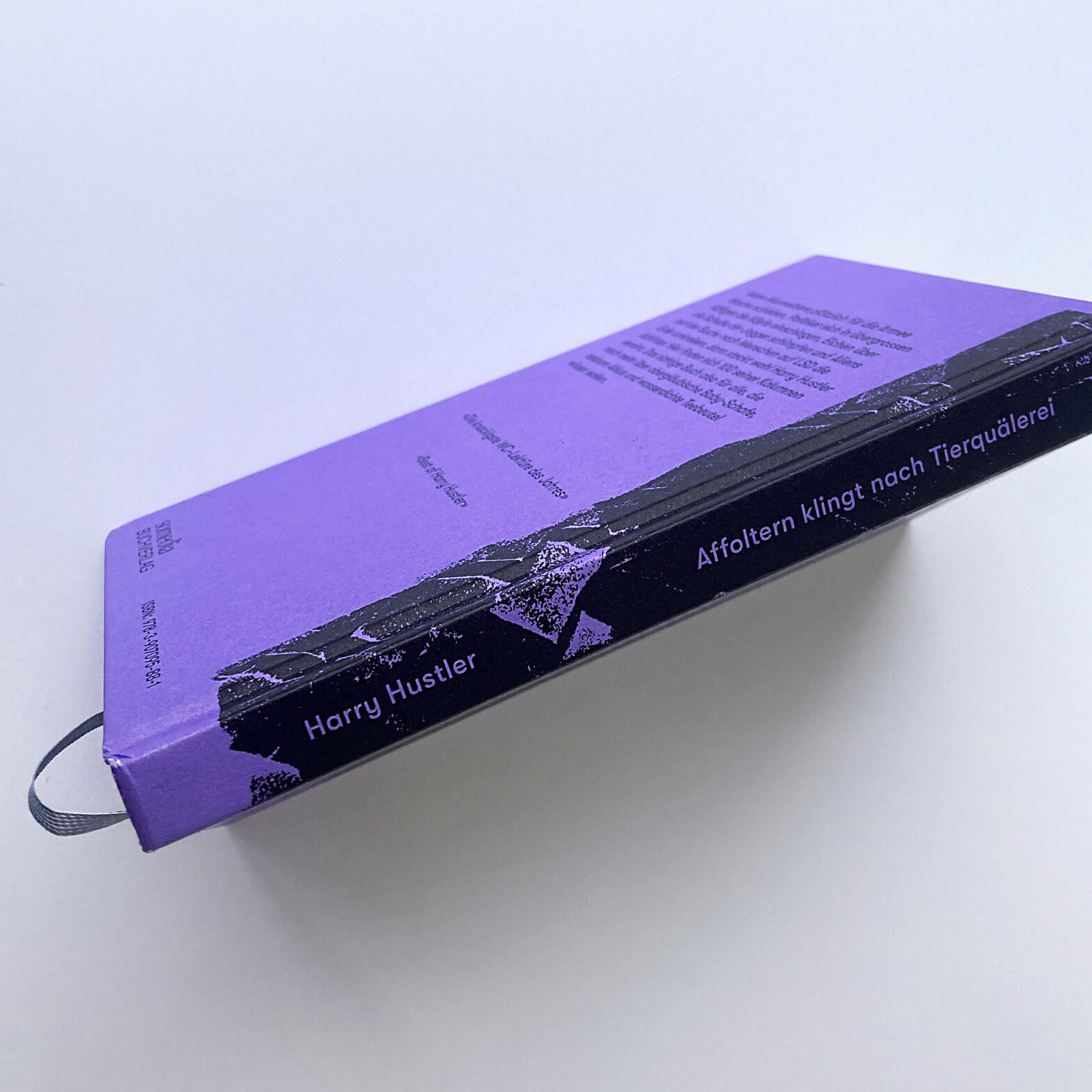 Buchgestaltung: Harry Hustler – Affoltern klingt nach Tierquälerei